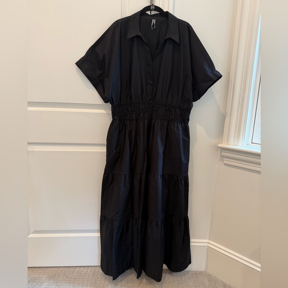 Anthropologie Dresses & Skirts - Anthropologie Somerset Maxi Shirt Dress Size XL Black